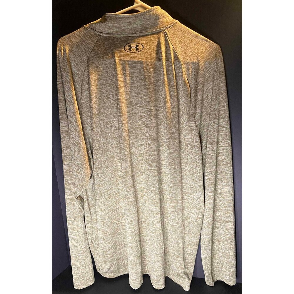 Under Armour UA Tech Quarter Zip Pullover Mens 2XL Heathered Lightweight Loose - Picture 2 of 5